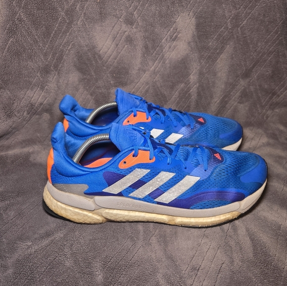 adidas Other - Adidas Solar Boost 3 Running Shoes Mens Sz 11.5 Athletic Sneakers Trainers Blue.